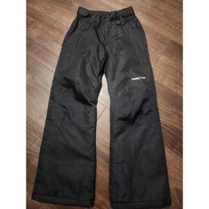 Arctix Snow Pants Youth M Black Insulated Ski Snowboard Elastic Waist Winter